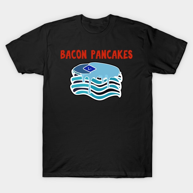 bacon pancakes T-Shirt by Lin Watchorn 